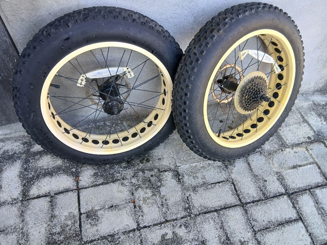 自転車のホイールリム 20 x 4.0