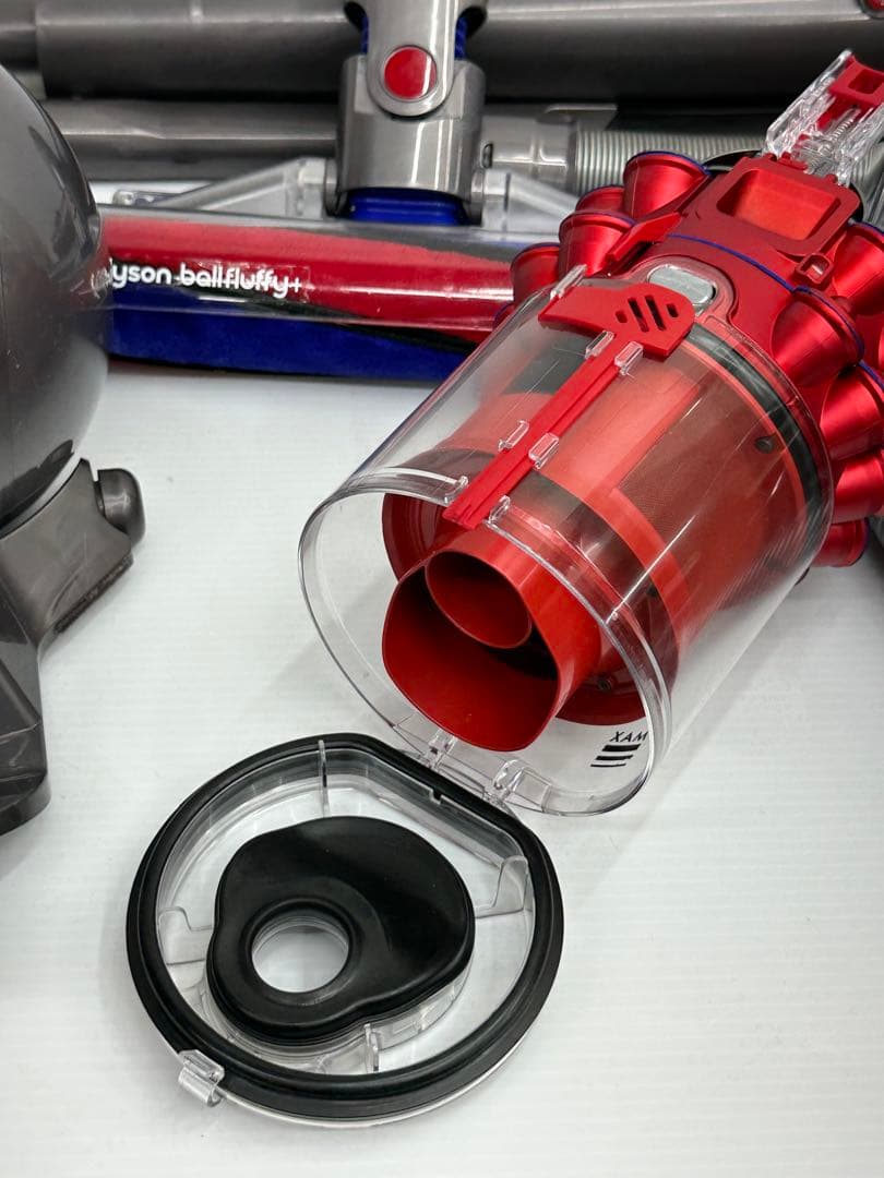 赤　レッド　美品　動作保証品　中古　ダイソン　Dyson CY25 掃除機　綺麗