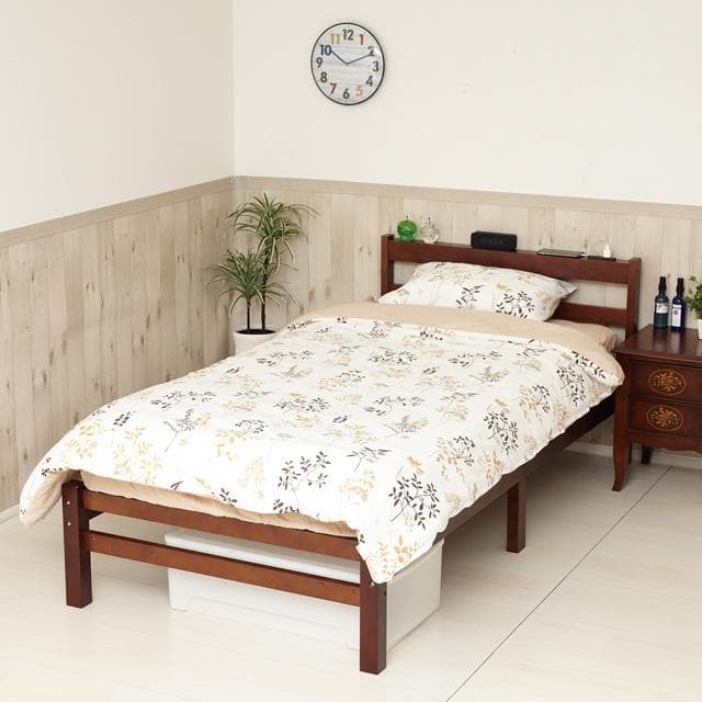 《新品・送料無料》すのこシングルベッド