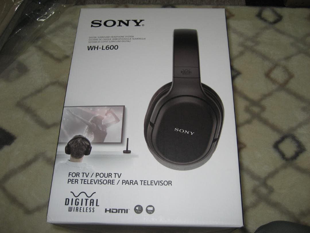 SONY ワイヤレスヘッドホン ソニー　WH-L600　充電スタンド付き