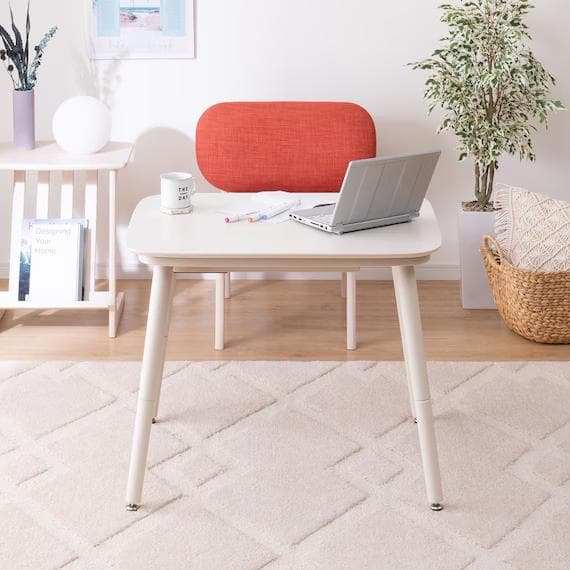 ニトリ★高さが変えられる2Wayこたつテーブル/幅80×奥行60(ホワイト)