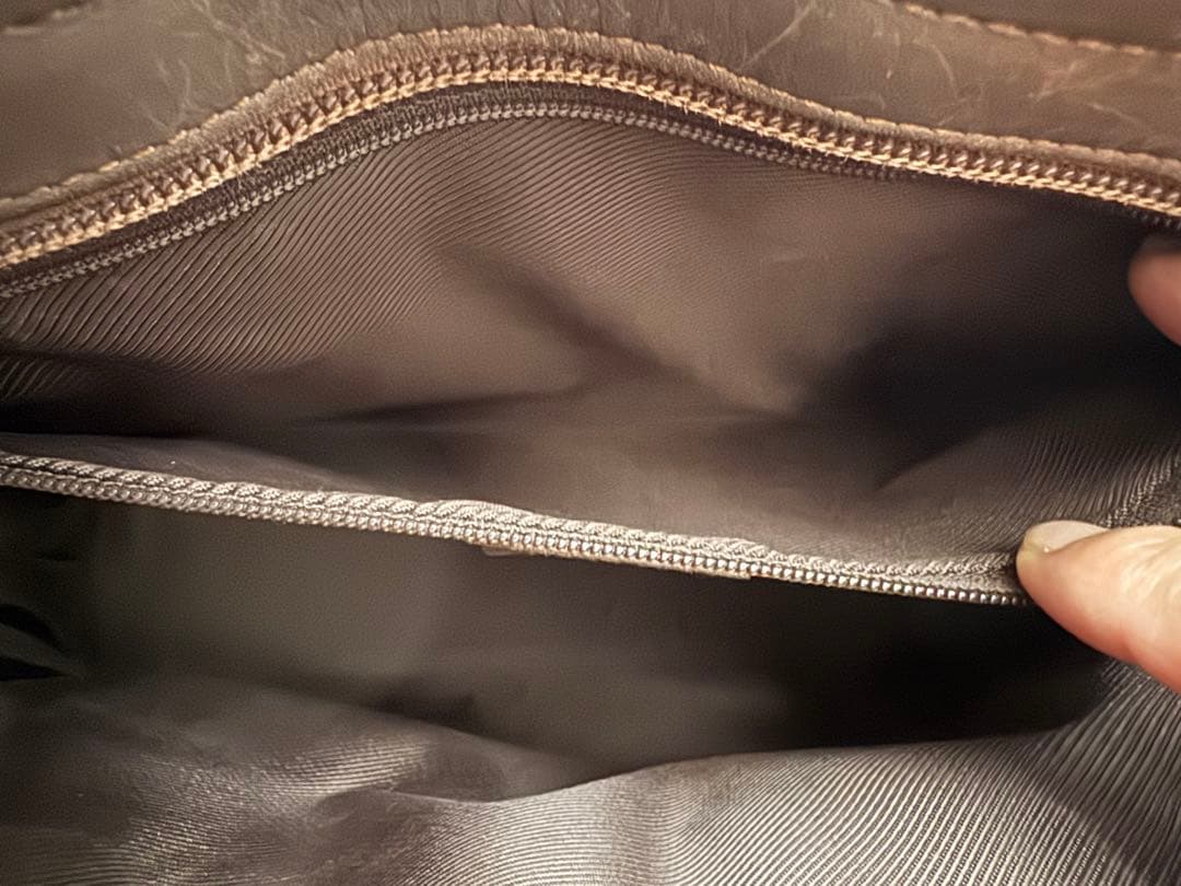 GUCCI GGキャンバス ブラウン(保存袋あり)