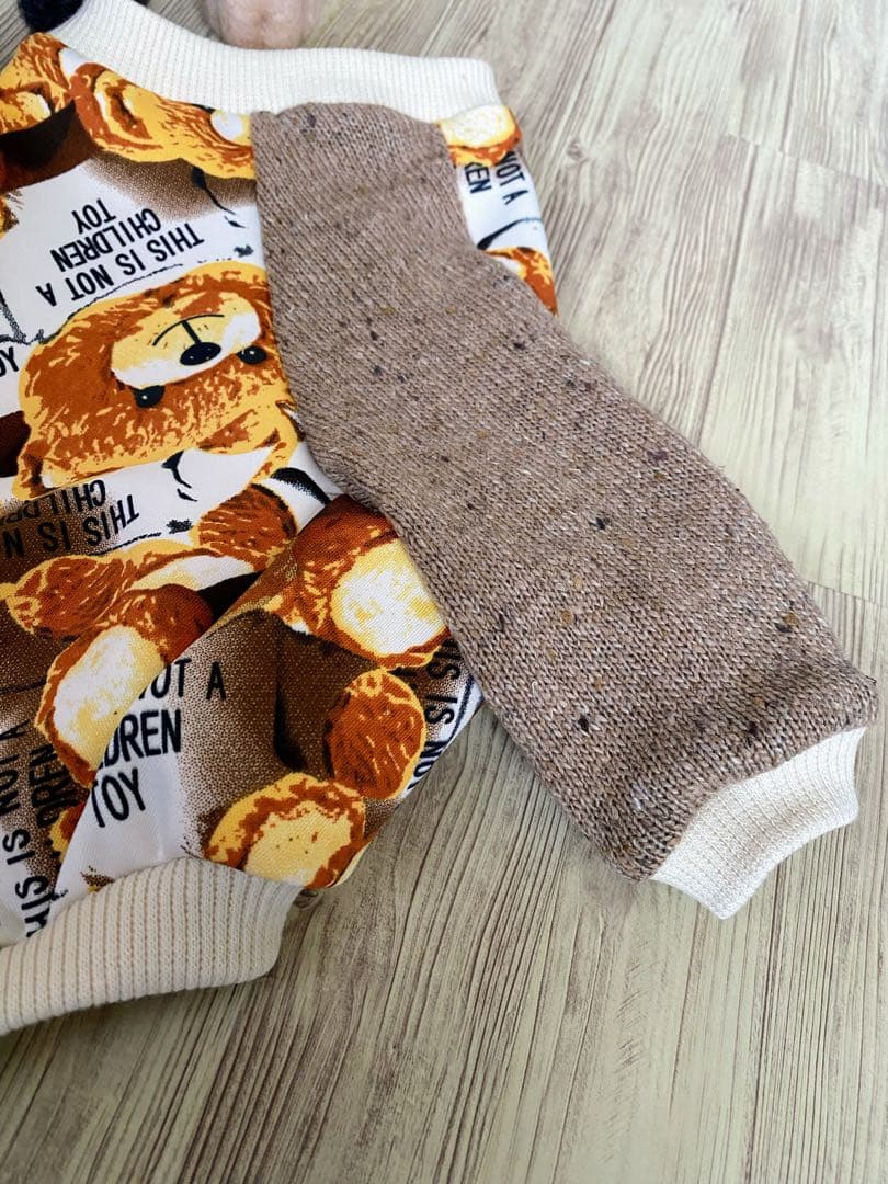 犬服  ラグラン(Ｌ)   ꒡̈⃝Lily꒡̈⃝ハンドメイド