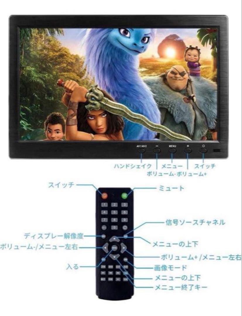 10.1インチ モニター 1280x800