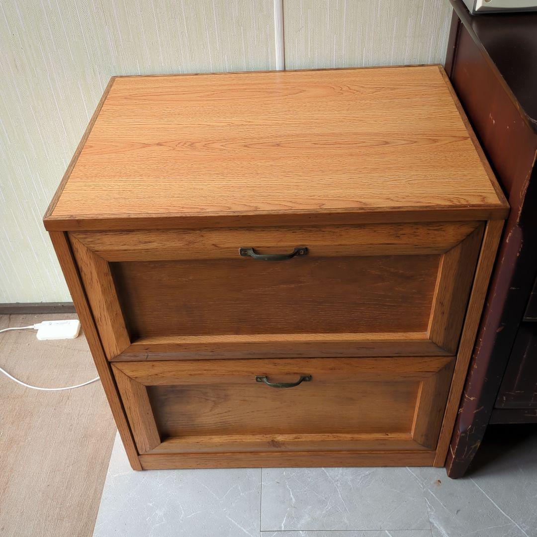 アンティーク米軍放出品　木製キャビネット　　たのメル便送料5000円込み価格