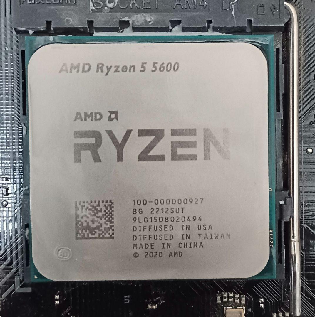 ASRock A520M-TW+Ryzen5 5600+DDR4メモリ8GB2枚