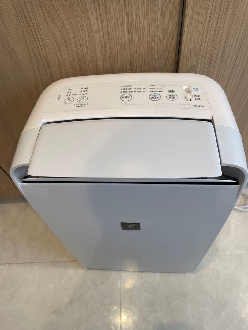 SHARP CM-N100-W 除湿機 プラズマクラスター 美品