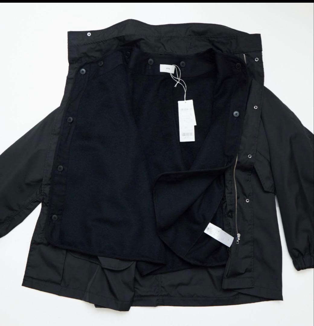 【極美品】ATON  DYE NYLON SHORT MODS COAT