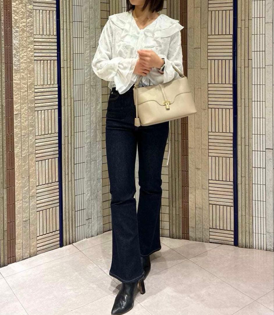 【新品タグ付き】SNIDEL Sustainableバリエーションフリルブラウス