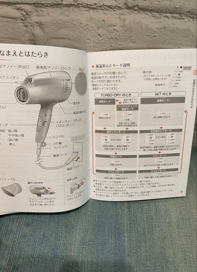 Panasonic ナノケア ネイビー EH-CNA0E
