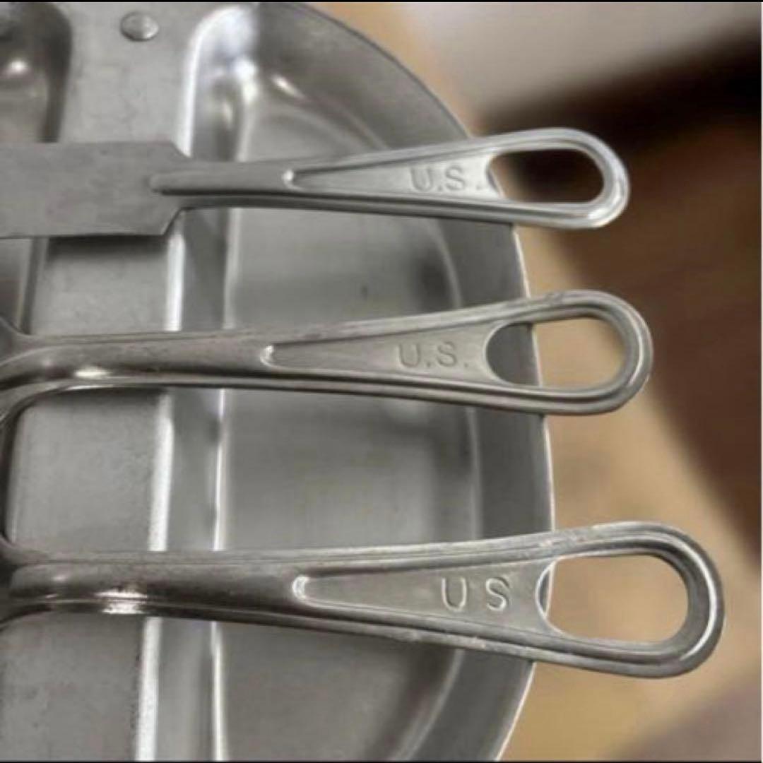 米軍実物　1967年　メスキットパン　カトラリーセット　送料無料② 67年