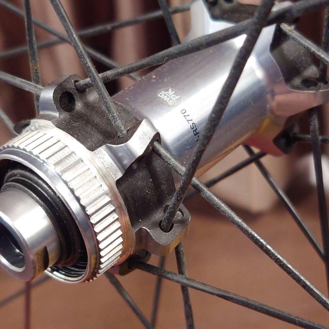 SHIMANO WH-RS770 前後 ディスク カーボンラミネートホイール