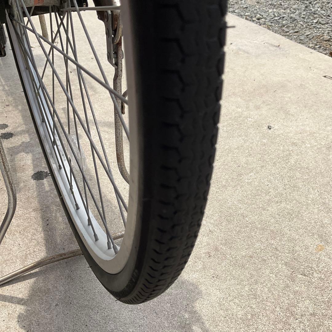 ママチャリ 26インチ オートライト カゴ ペダル 身長140~175cm程度