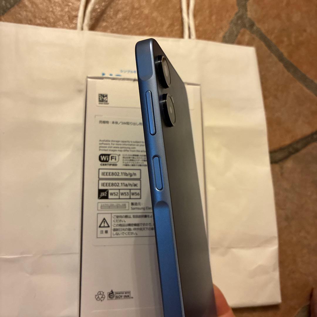 美品　短時間使用　SamsungGalaxy A25 5G ブルー SIMフリー