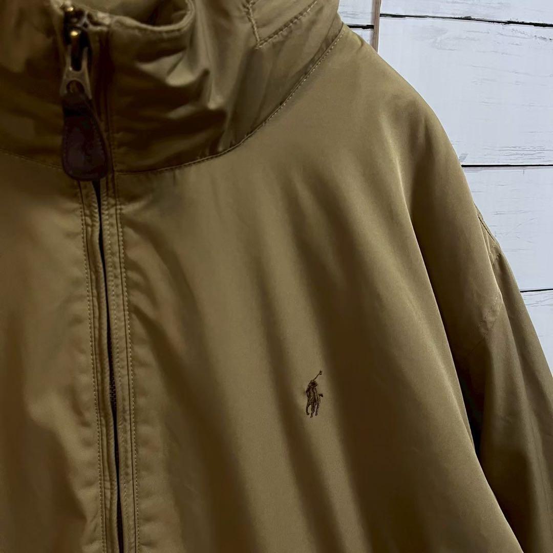 1【希少XL】ラルフローレン☆フード収納 ナイロンジャケット☆人気カラー0391