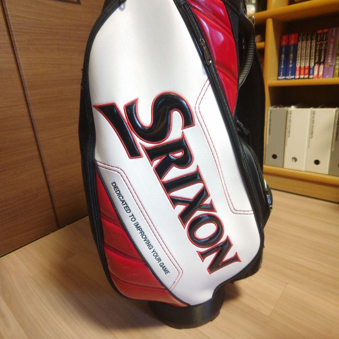 Srixon キャディバッグ ホワイト/レッド/ブラック