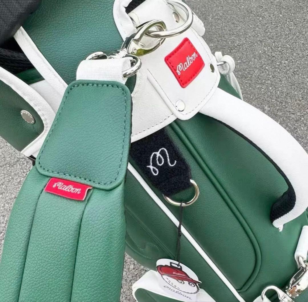 キャディーバッグ　緑　マルボンゴルフ MALBON GOLF
