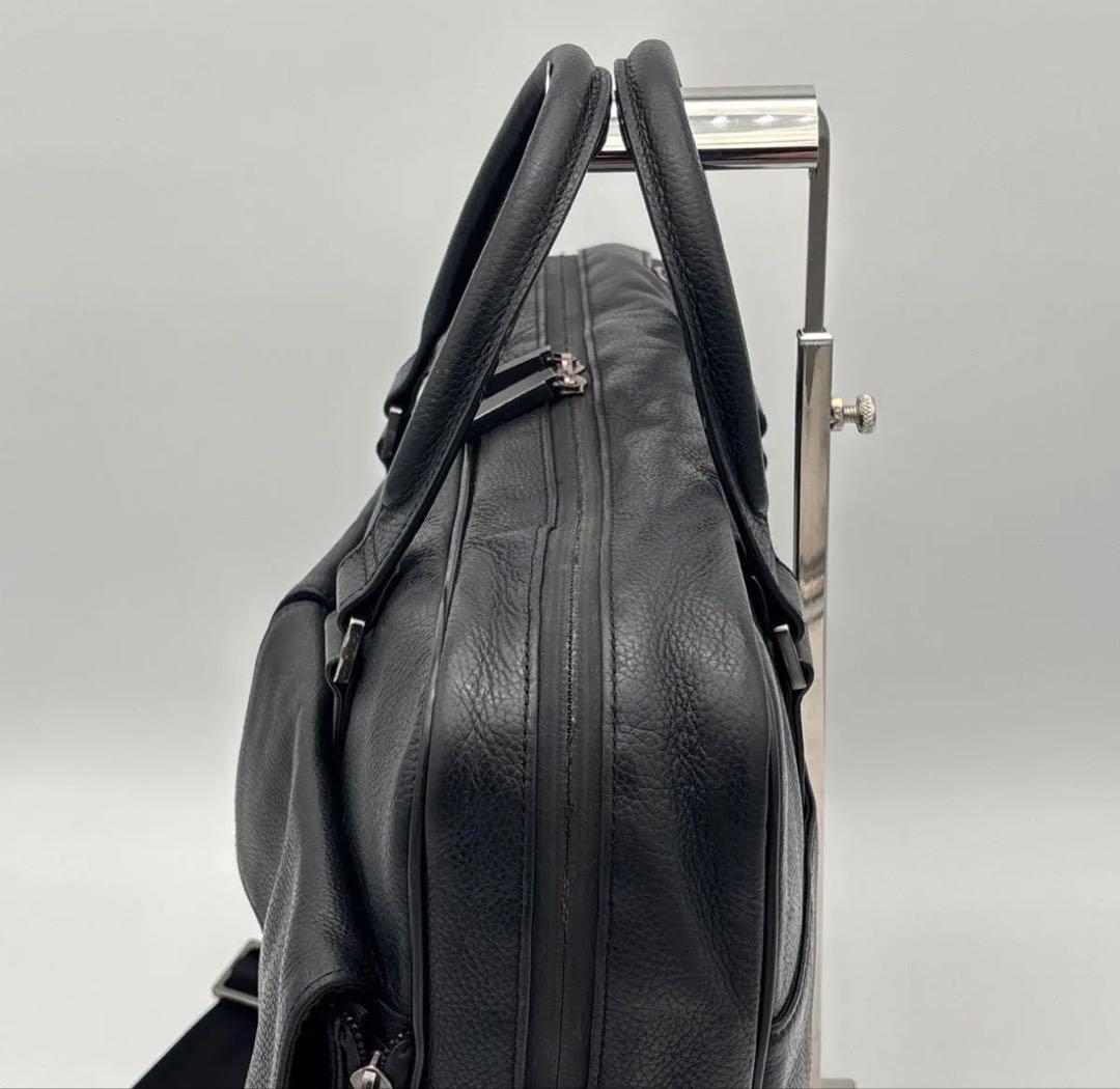 【極美品】dunhill アボリティーズ ビジネスバッグ 2way パスケース付
