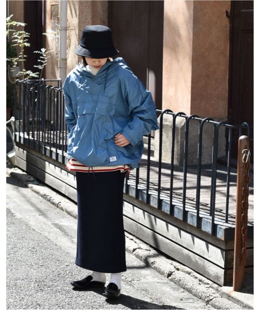 ササフラスSassafras アノラックジャケット 青