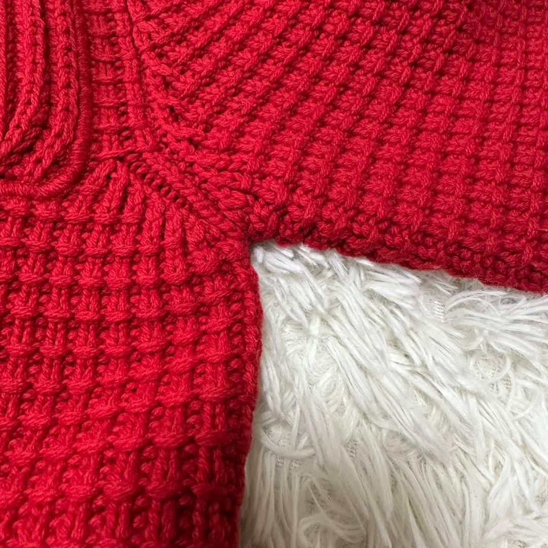 希少カラー バーク ダッフルコート 編み込みジャケット アウター 肉厚 イタリア