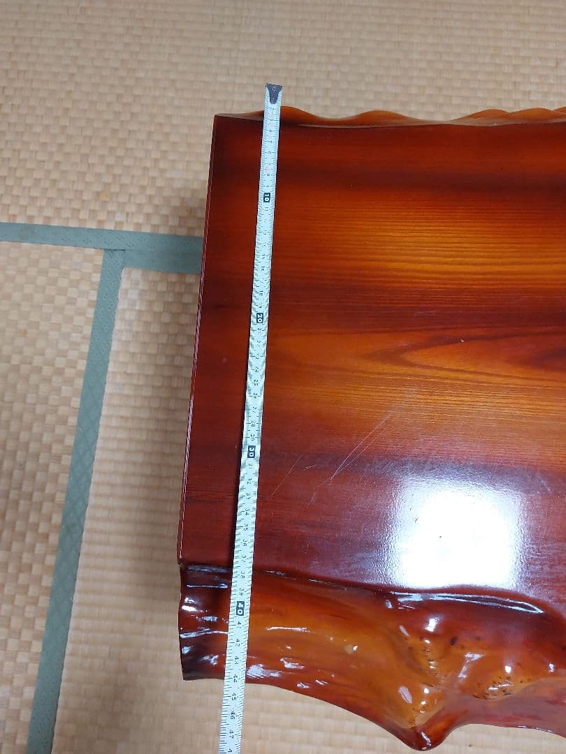 【再値下げ】高級銘木 　高級木材　一枚板　座卓　骨董品　珍品　昭和レトロ