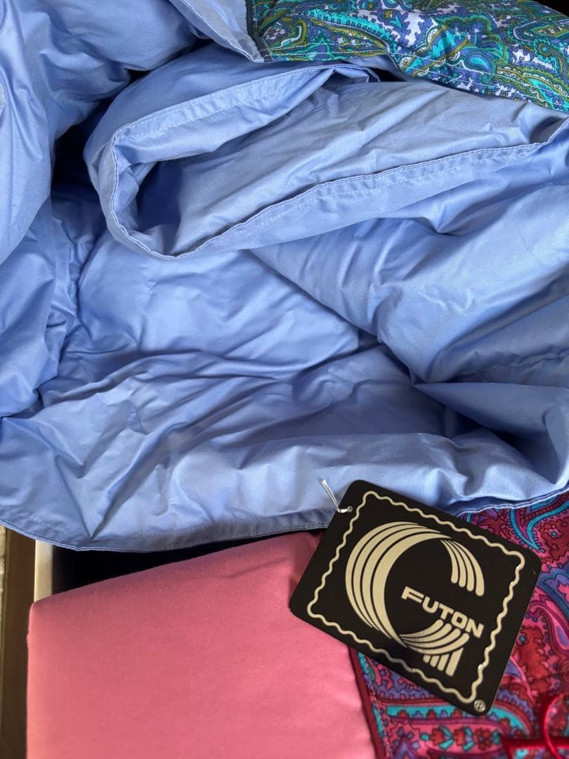 Yves Saint Laurent ペイズリーダウンケット2点セット　未使用品