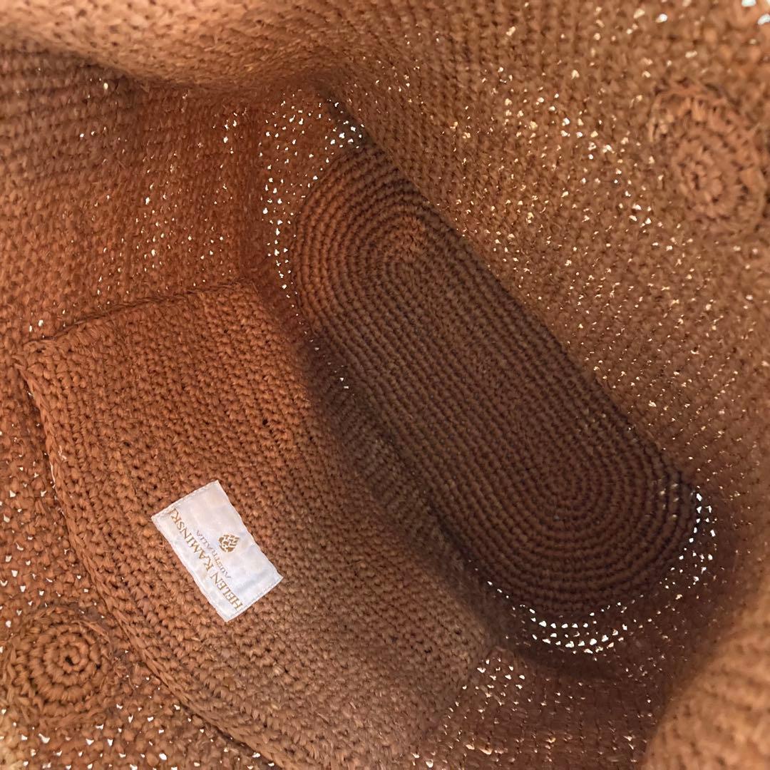 美品✨希少✨HELEN KAMINSKI ラフィアバッグ ヘレンカミンスキー