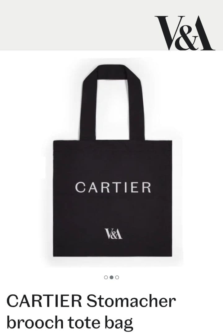 【新品✨限定品】V&A博物館 CARTIER カルティエ展 トートバッグ 2