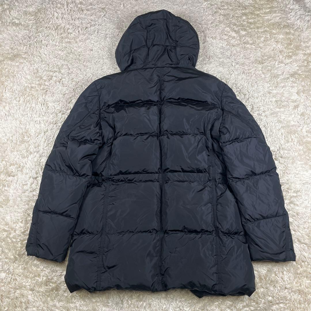 PEUTEREY ピューテリー フード付き ダウンジャケット Lサイズ ブラック