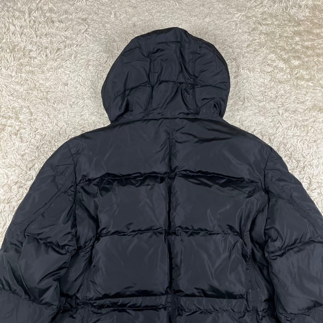 PEUTEREY ピューテリー フード付き ダウンジャケット Lサイズ ブラック