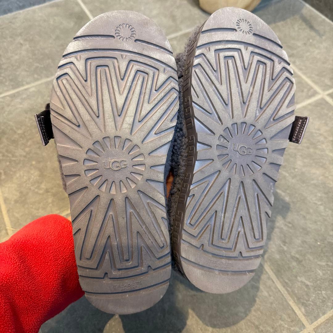 アグ 厚底サンダル レディース ムートンボア ugg FLUFFITA シェード