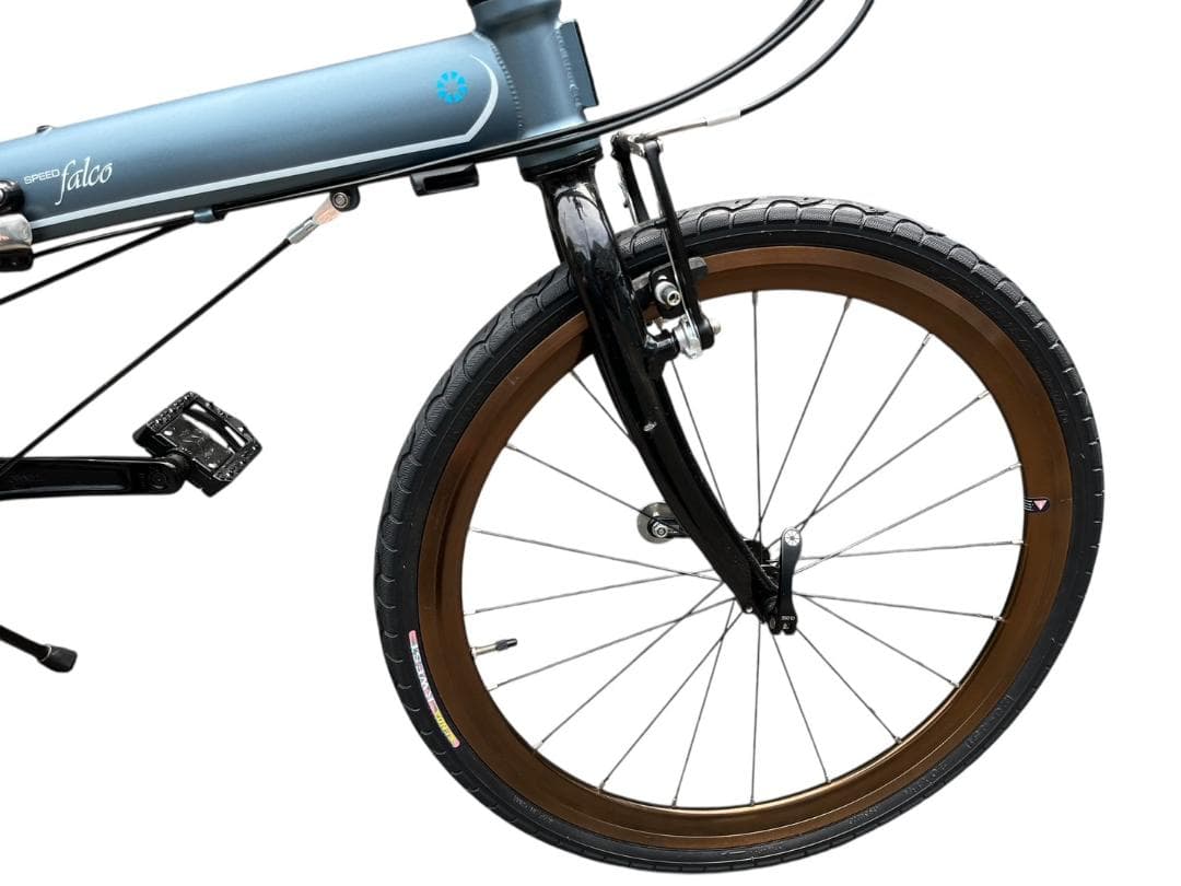 ダホン スピードファルコ 2024モデル ナイトスノー 折り畳み自転車 美品