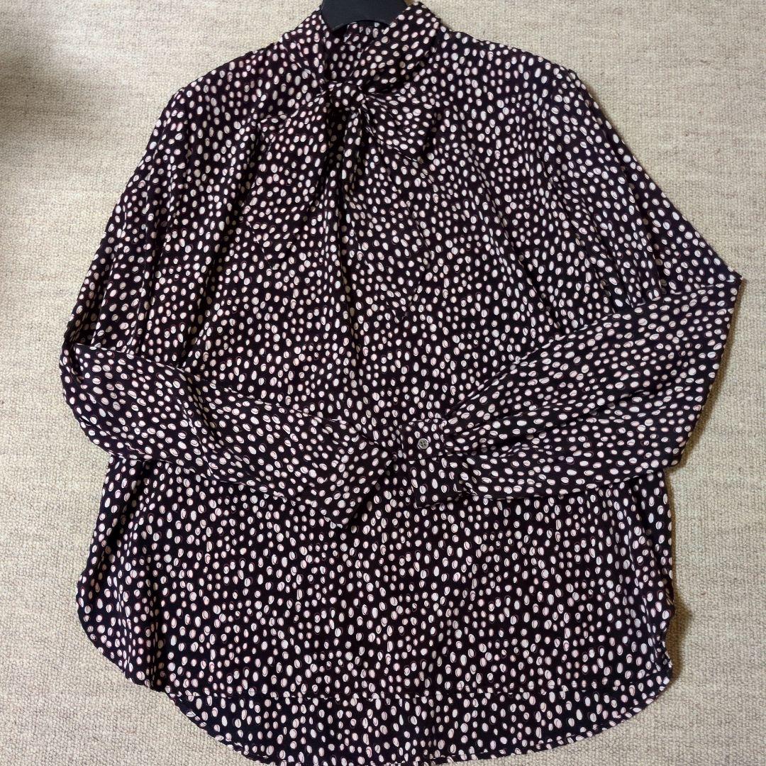 みぃさま★soejuソージュ＊レオパード柄ボウタイブラウス