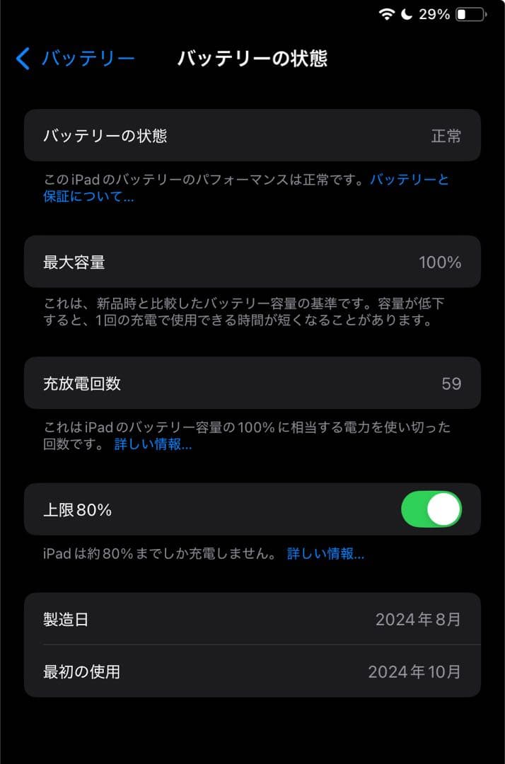 Apple iPad mini 7 スターライト 256GB 2024