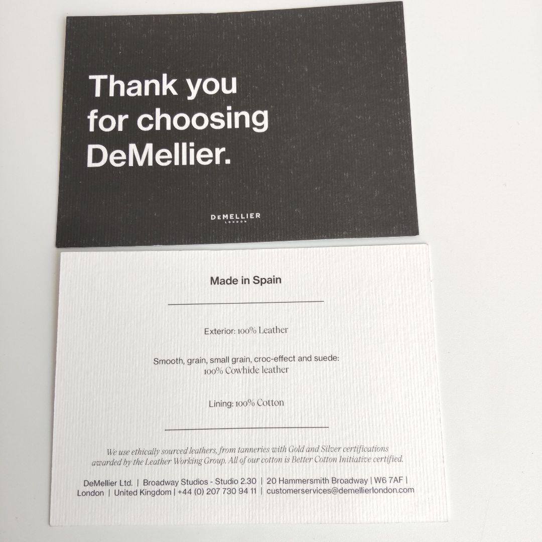 美品 デメリエー レザー ゴールド チェーン ショルダーバッグ ブラック