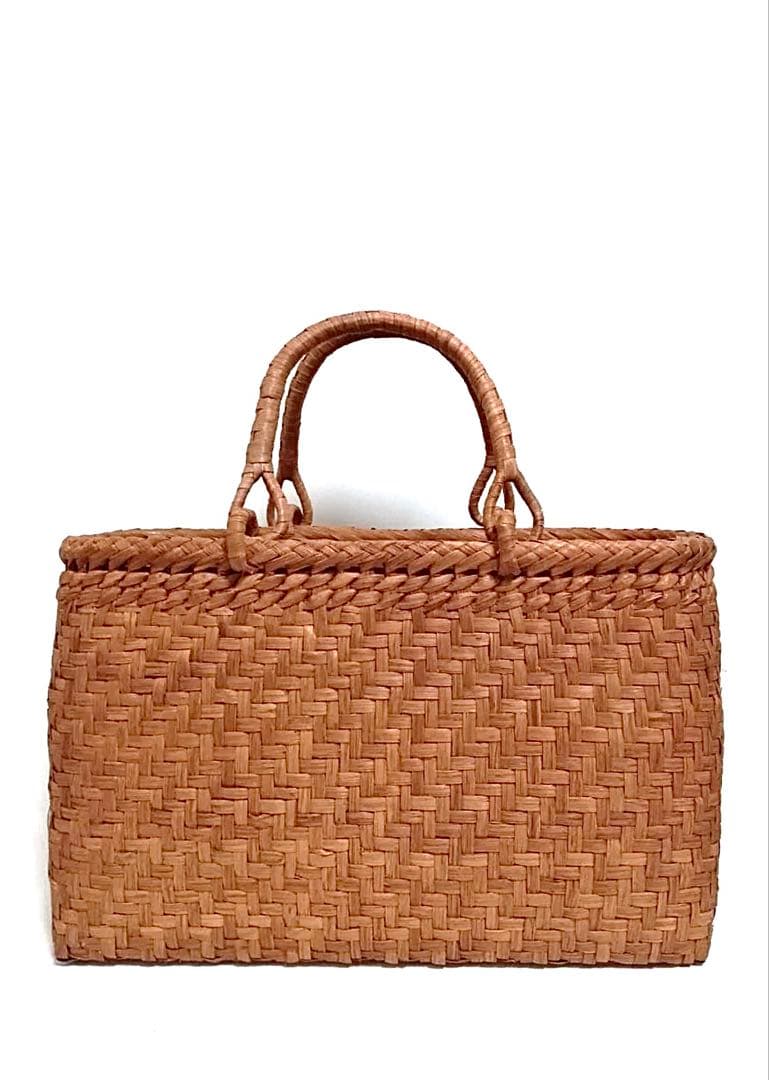 山葡萄バッグ横長網代