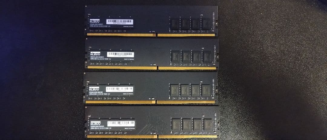 KLEVV DDR4 16GB×2枚 3200MHz