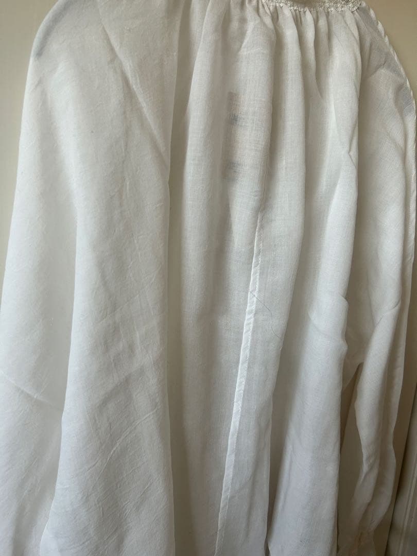 新品未使用　タグ付　PUAL CE CIN 襟袖レースプチハイネックブラウス