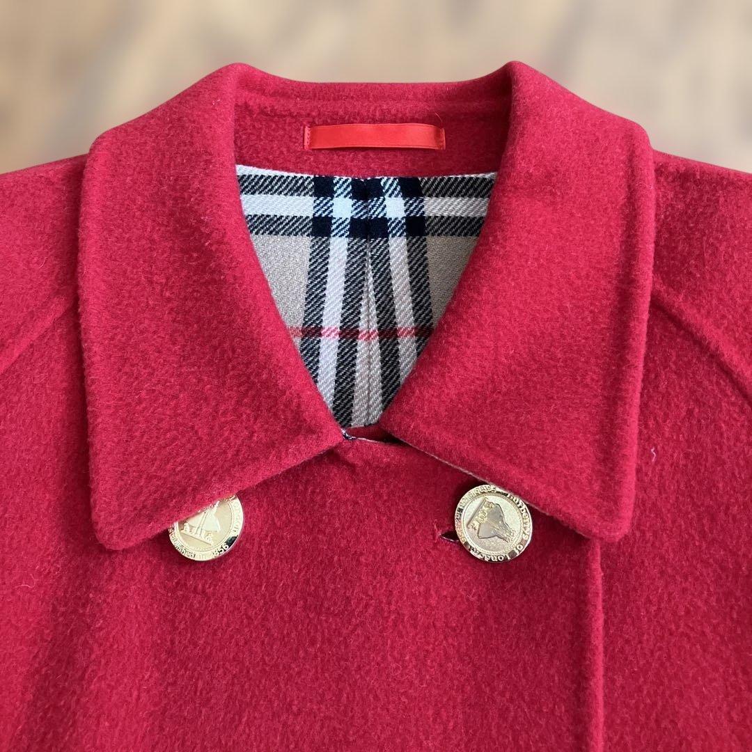 Burberrys 赤 ウールコート サイズ7 男女兼用