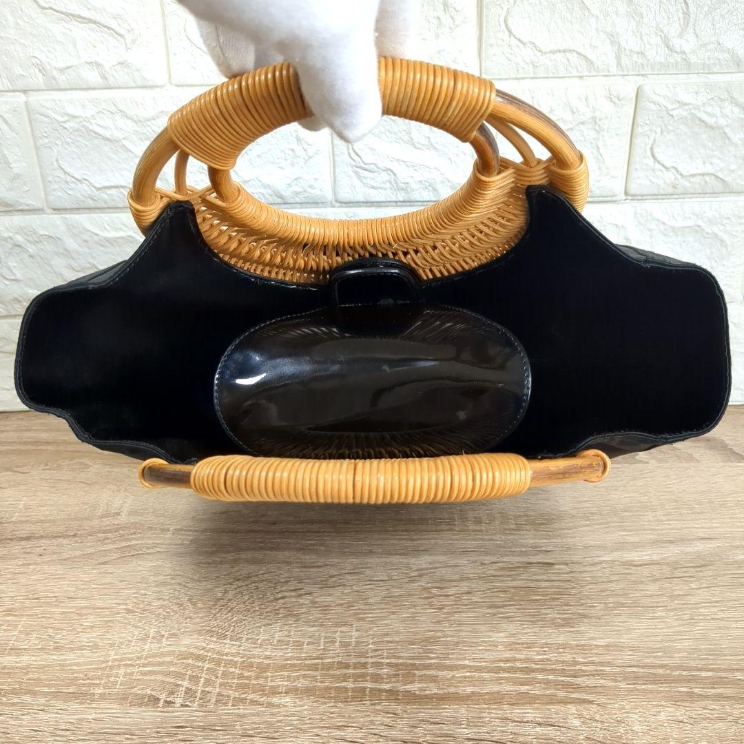 サルヴァトーレフェラガモ かごバッグ ハンドバッグ ヴァラリボン トートバッグ