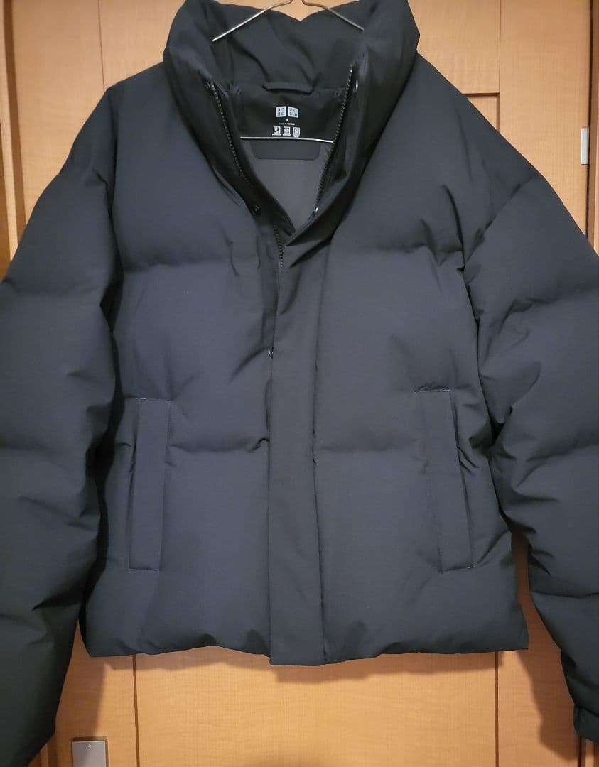 ユニクロ UNIQLO シームレスダウンジャケット ブラック 黒 M