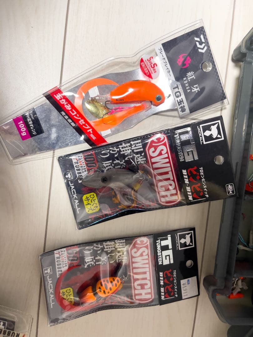 ジギング　タイラバ　タチジキ　トンジギ　アシストフック　引退　まとめ売り　破格