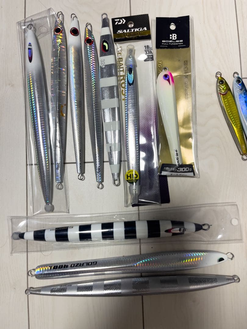 ジギング　タイラバ　タチジキ　トンジギ　アシストフック　引退　まとめ売り　破格