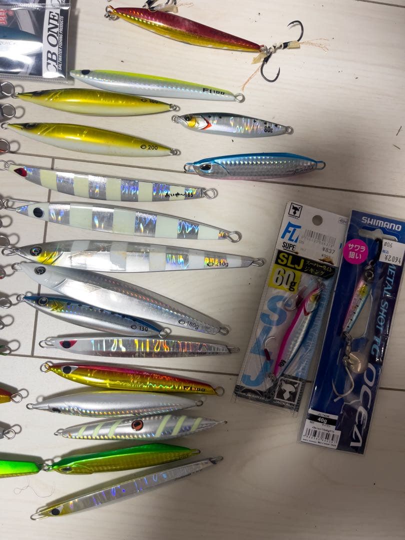 ジギング　タイラバ　タチジキ　トンジギ　アシストフック　引退　まとめ売り　破格