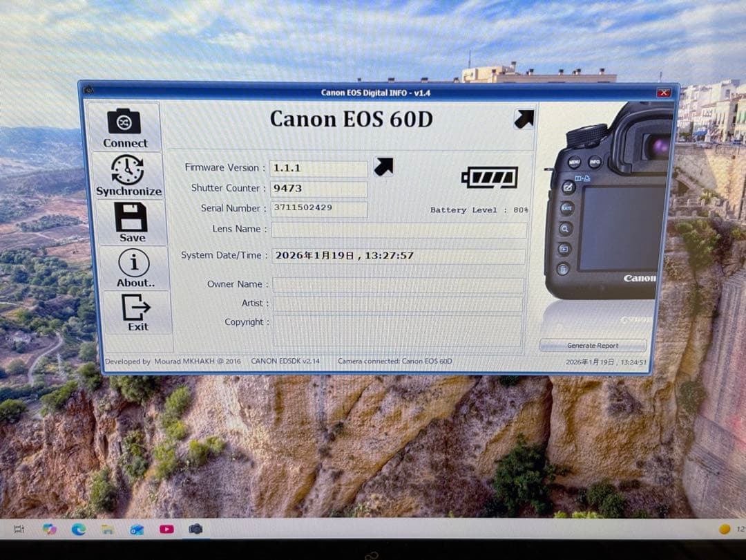 Canon EOS 60D 美品 一眼レフカメラ ショット数9473回