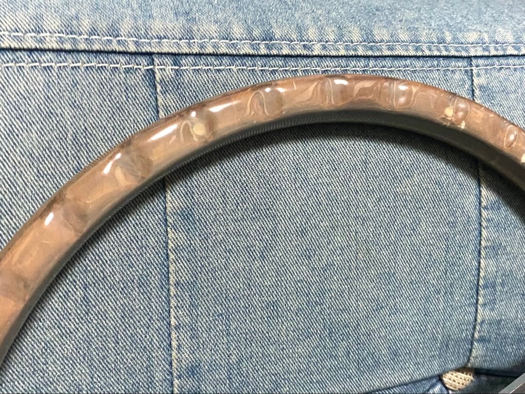 ウッドステアリング　365mm ハンドル　即納◎