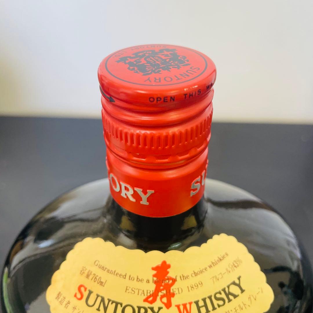 サントリーオールドウイスキー特級 G＆G甲冑ボトルカバー付き