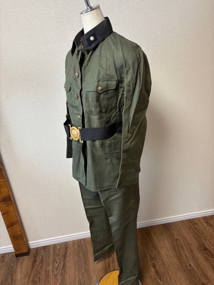 【金庫保管品】戦中　警防団制服上下　未使用品　JAPANVINTAGE