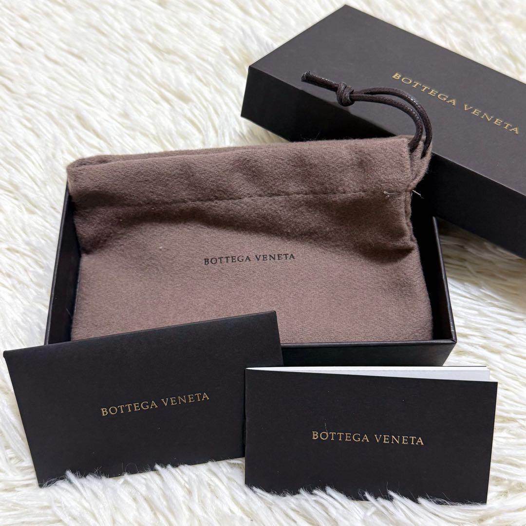 BOTTEGAVENETA ボッテガヴェネタ キーリング 編み込み ブラック 黒
