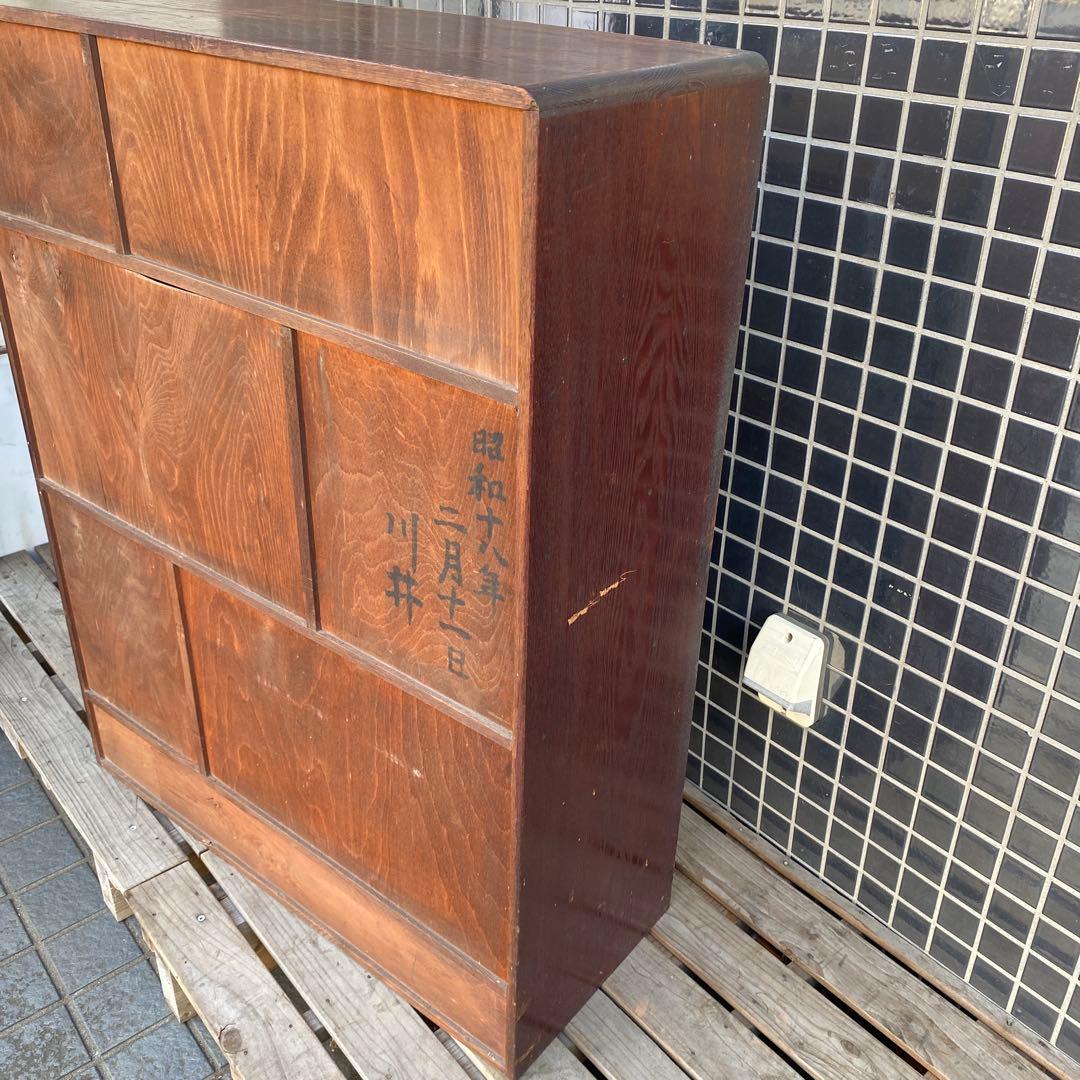 昭和初期 時代物 飾り棚 骨董品 古家具 古民家 下町 インテリア 木製